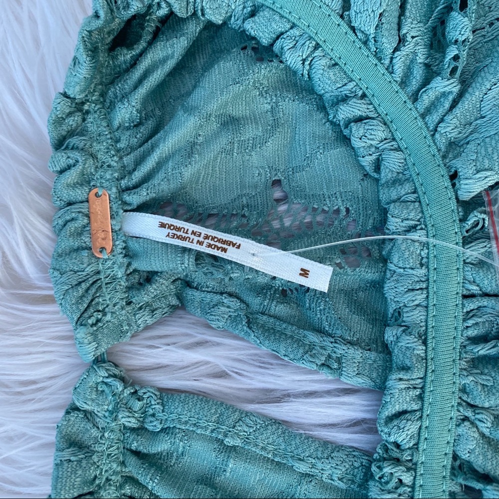 Free People Long Sleeve Lace Top - Picture 3 of 7